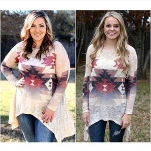 Aztec Tunic Sweater